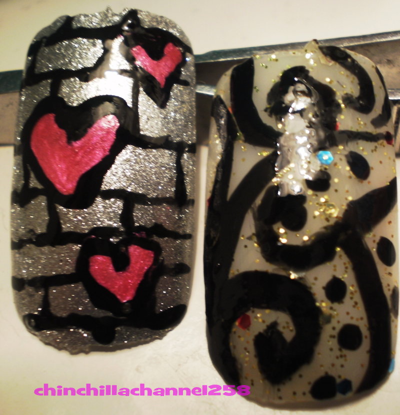 Silence Is Loud: Gothic Loli Nail Art Silence is Loud: Gothic Loli
